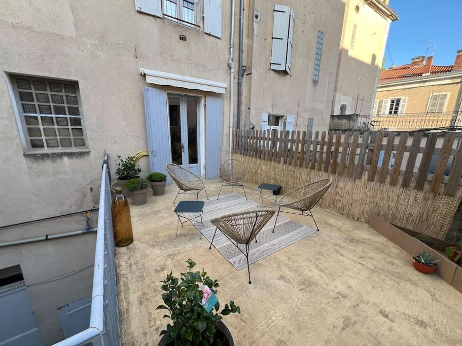 קאור Coeur De Ville, Garage Prive Et Gratuit Avec Terrasse ! מראה חיצוני תמונה